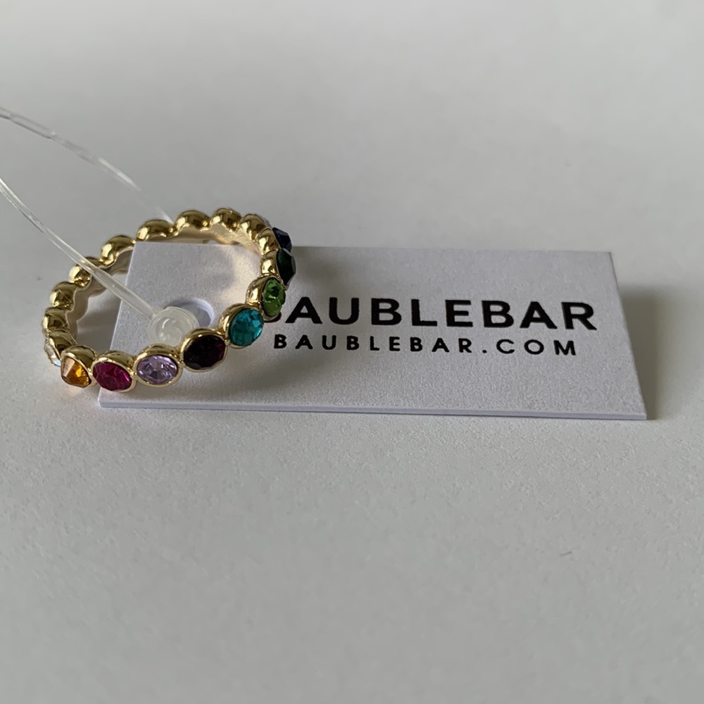 NWT - Baublebar Ring - Jewel Multi - Sz 7